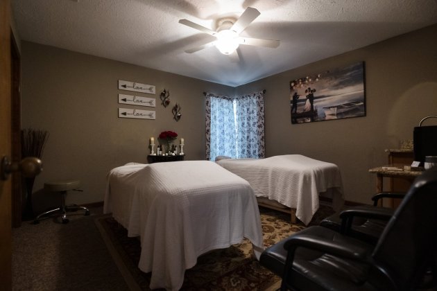 Couples Massage Therapy Room at Be Well Holistic Massage Wellness Center, P.A.